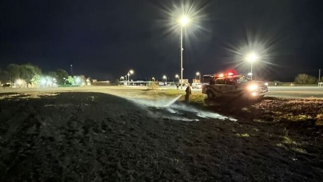 Incendio en la autopista Córdoba - Carlos Paz
