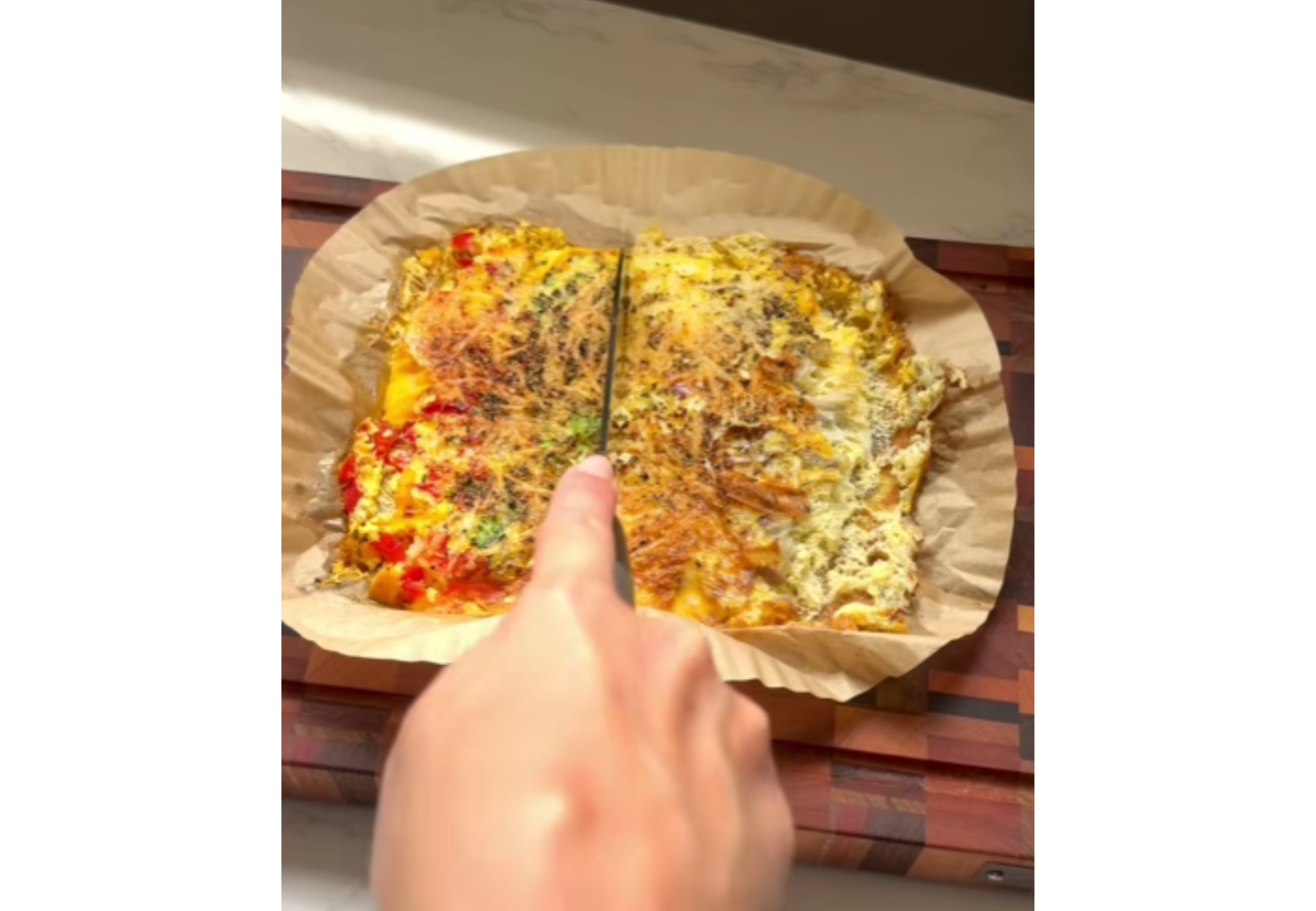 Esta tortilla es muy fácil de hacer.