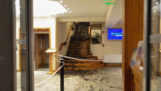 Así quedó el hotel de Bariloche tras el alud