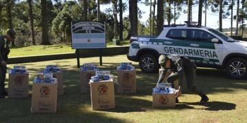 Incautan contrabando de cigarrillos en Bernardo de Irigoyen.