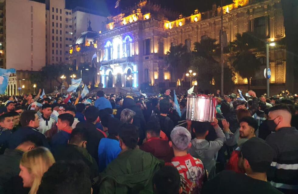 Así se festejó en Tucumán la obtención de la Copa América por la Selección Argentina