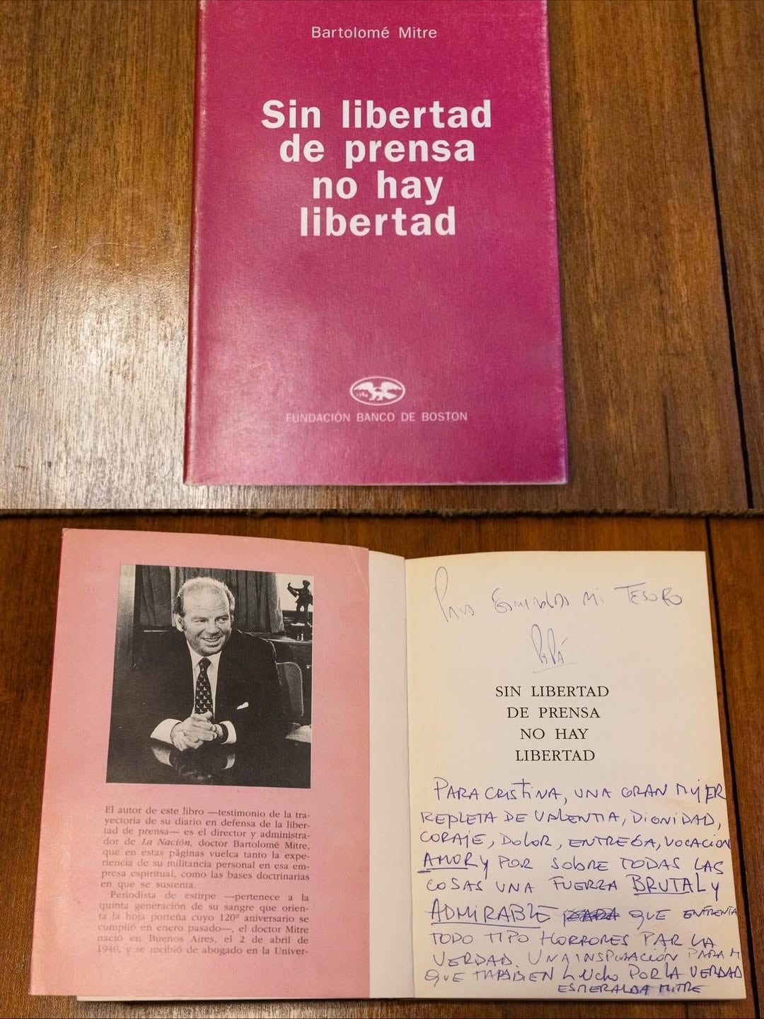 El regalo que le hizo Esmeralda Mitre a Cristina Kirchner