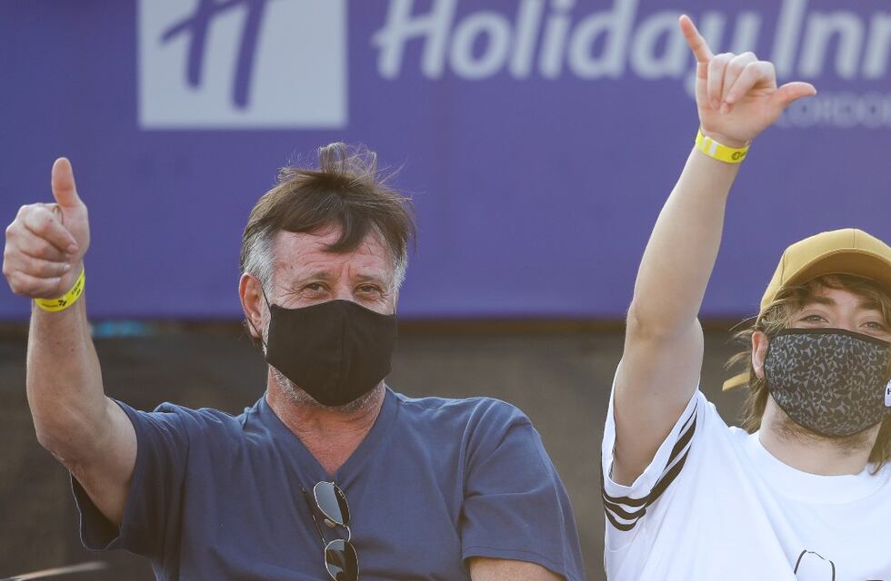 En fotos: Paulo Londra alentó al “Peque” Schwartzman en el Córdoba Open
