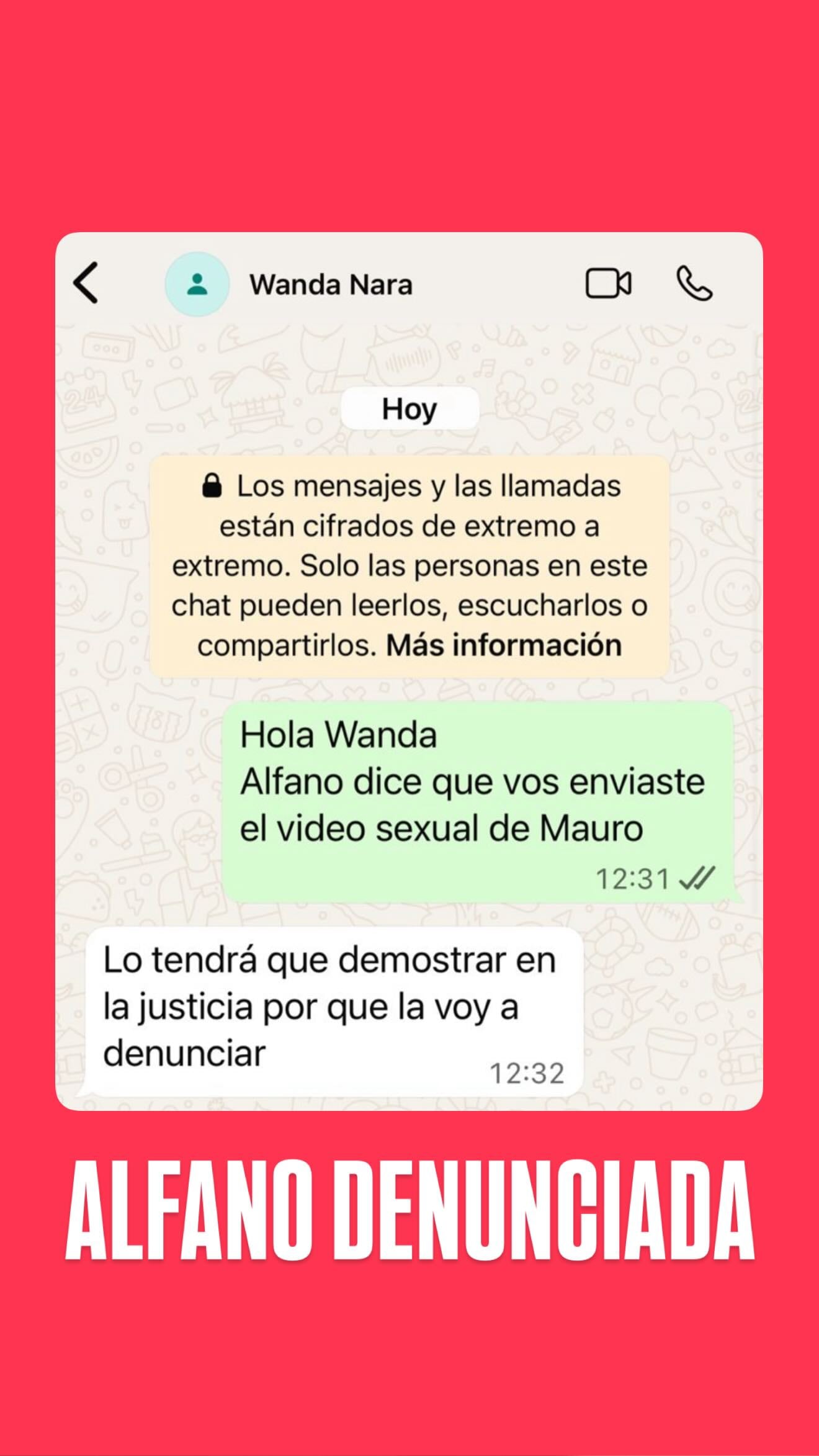 Wanda Nara llevará a Graciela Alfano a la Justicia.