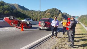 Accidente en la variante Costa Azul