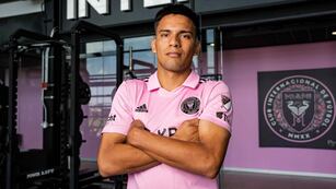 Diego Gómez, el nuevo refuerzo de inter Miami al que Messi le hizo una particular pregunta. (@InterMiamiCF)