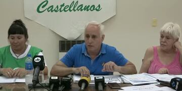 Conferencia de Adrián Oesquer, secretario general de AMSAFE Castellanos, ante el paro docente