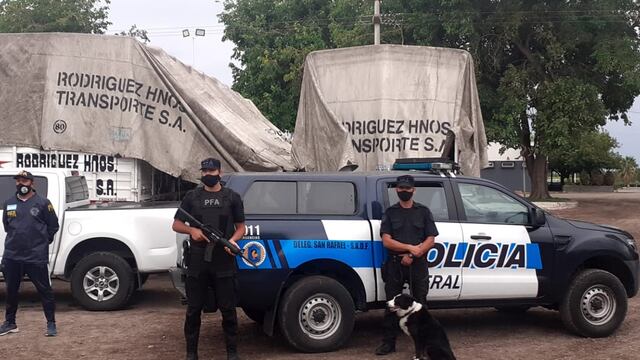 Agentes federales de la División Unidad Operativa Federal San Rafael desarticularon una banda delictiva.