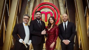 Donato de Santis, Damián Betular, Wanda Nara y Germán Martitegui. (Gentileza Telefe)