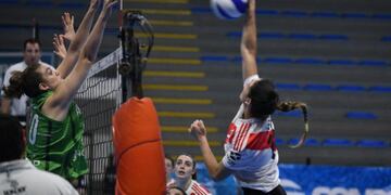 Atenas con Mora Audenino perdió el primer partido ante River Plate por el playoff de Liga Argentina