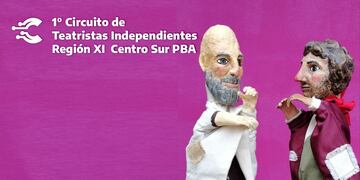 Función de títeres en el Centro Cultural La Casona de Tres Arroyos