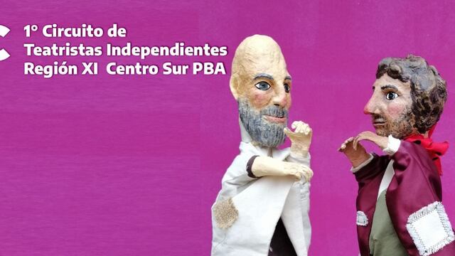 Función de títeres en el Centro Cultural La Casona de Tres Arroyos