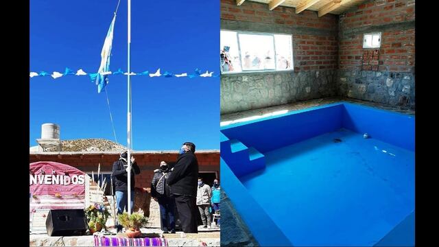 Inauguraron un complejo termal a 4.000 metros de altura en la puna de Jujuy.