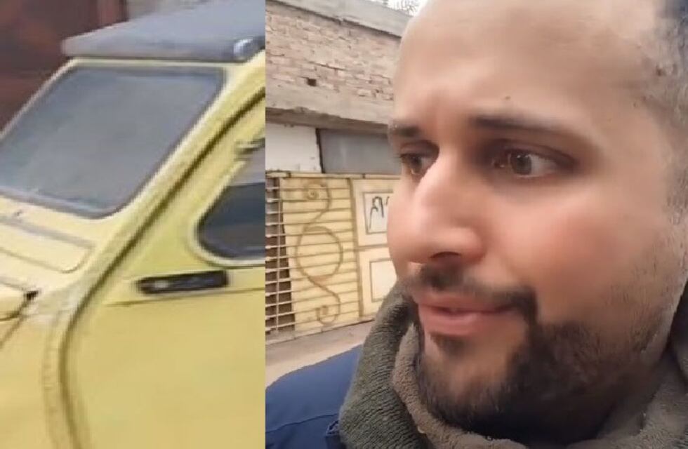 Un turista español descubrió en Maipú un raro auto de los ‘70 extrañamente modificado y lo viralizó
