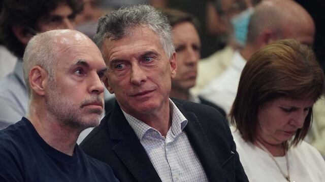 Horacio Rodríguez Larreta, Mauricio Macri y Patricia Bullrich (Foto archivo)