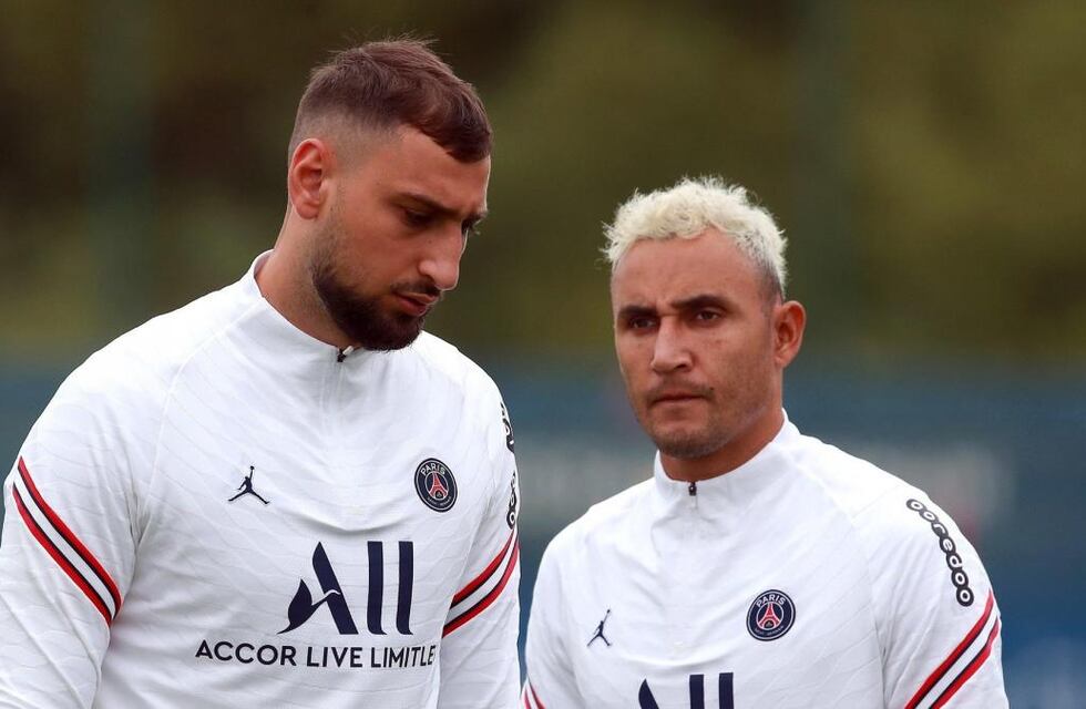 Donnarumma, contundente sobre el arco del PSG: “Ataja Keylor Navas o yo, no rotamos más”