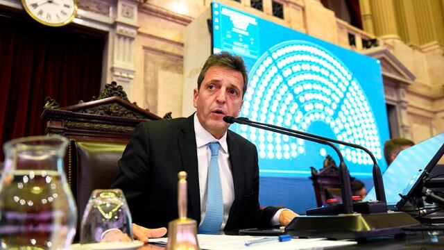 Sergio Massa, presidente de la Cámara de Diputados. (La Voz)