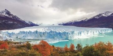 El glaciar Perito Moreno, en la provincia de Santa Cruz.