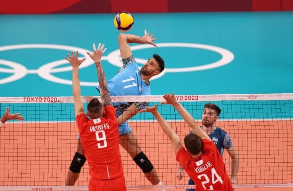 Juegos Olímpicos: el vóley masculino de Argentina no pudo contra la potencia rusa