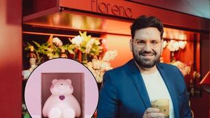 Así es el enorme oso de chocolate que vende Damián Betular para San Valentín 2025.