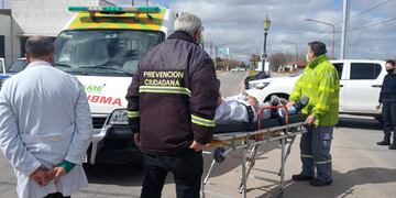 Accidente en Av. San Martín y Santiago del Estero