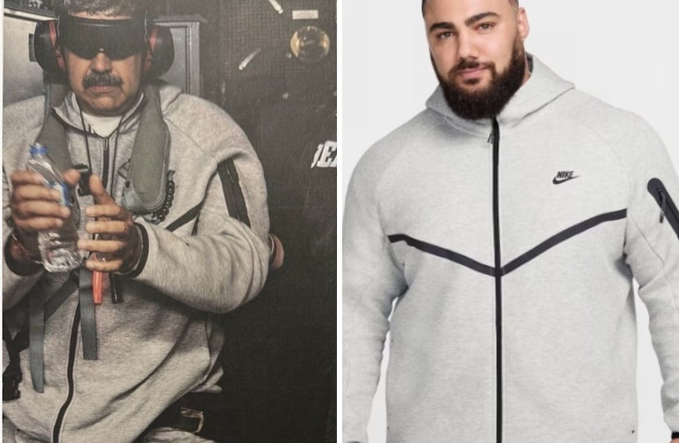 ¡Insólito! Se agotó el conjunto deportivo Nike que tenía puesto Nicolás Maduro cuando lo atraparon: cuánto cuesta