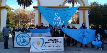Caravana por las 2 vidas en Punta Alta y micrófono abierto en la Plaza General Belgrano