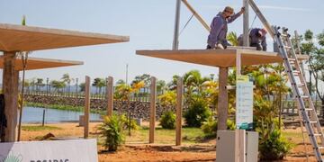 Instalaron paneles solares en los balnearios de Posadas