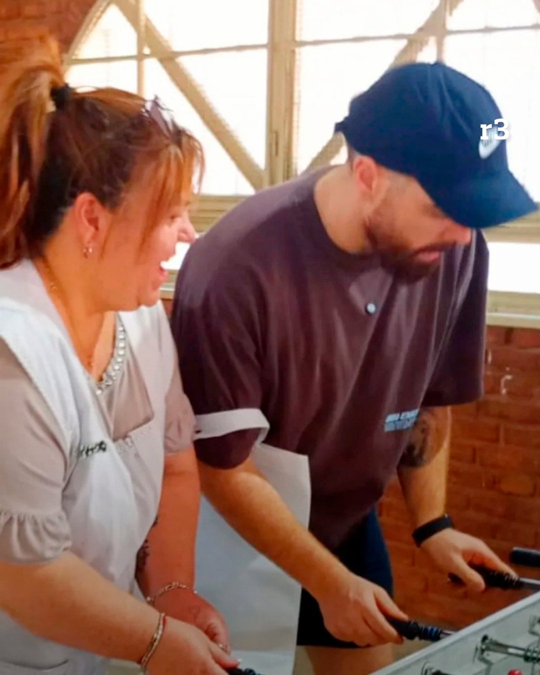 Ibai en la escuela de Messi