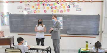 Gustavo Bordet dejó inaugurado el ciclo lectivo 2021