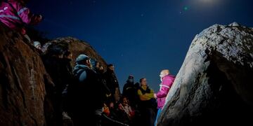 Este domingo la comuna de Las Heras ha organizado una jornada de astroturismo que se realizará en la localidad de Puente del Inca. La inscripción es gratuita. Gentileza MLH