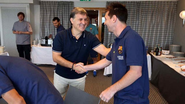 El Tata Gerardo Martino dirigió a Lio Messi en el Barcelona y en la Selección argentina (La Voz archivo).