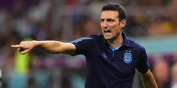 Lionel Scaloni, D.T. del seleccionado Argentino en el Mundial de Qatar 2022
