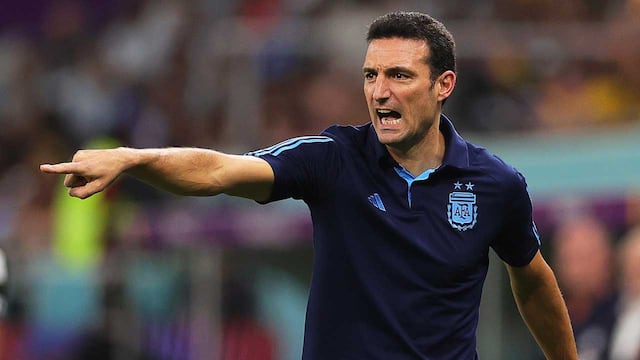 Lionel Scaloni, D.T. del seleccionado Argentino en el Mundial de Qatar 2022