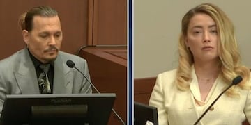 Johnny Depp declarando en el juicio contra Amber Heard.
