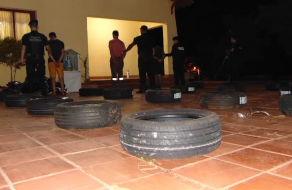 Colonia Victoria: desbaratan banda ligada al tráfico de cubiertas