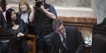 Sergio Massa renuncia como presidente de la Cámara de Diputados. Foto: Corresponsalía.