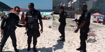 La Policía de Brasil reprimió con armas a los hinchas Talleres en Río de Janeiro.