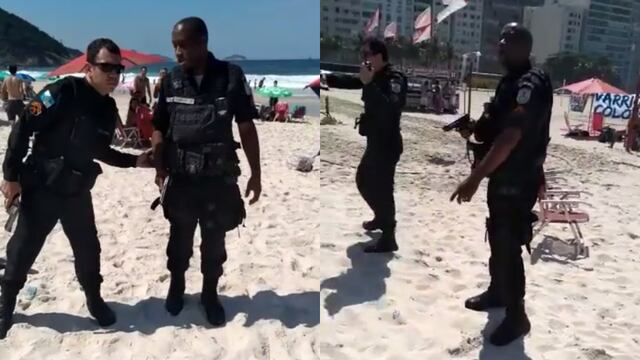 La Policía de Brasil reprimió con armas a los hinchas Talleres en Río de Janeiro.