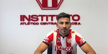 Jonathan Bay, ex lateral de Racing de Nueva Italia y Talleres, recuperó lugar en Instituto (@InstitutoACC)