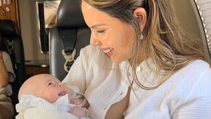 El accesorio de moda para bebés que usaron Sarah Burlando y Cielo Bublé, las hijas de Barby Franco y Luisana Lopilato
