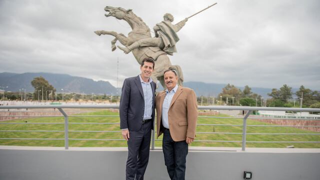 Wado de Pedro y Ricardo Quintela juntos en La Rioja.