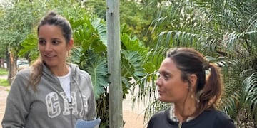 Las concejalas María Paz Caruso y Valeria Soltermam