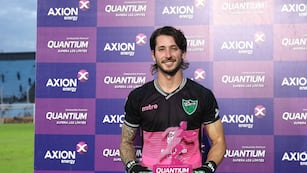 Matías Borgogno, arquero de San Martín de San Juan, tuvo una noche para el recuerdo contra Talleres (Copa Argentina).
