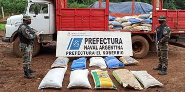 Secuestran soja sin aval aduanero en El Soberbio.