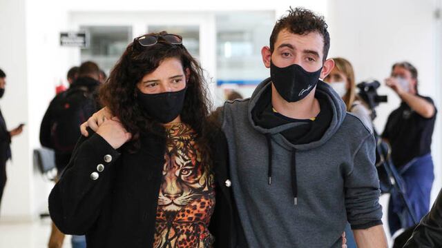 María Eugenia y su hijo