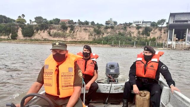 Guardia Rural Los Pumas realiza patrullajes en el río Paraná.