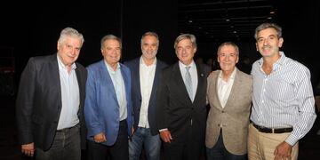 Carlos Gutiérrez, Sergio Busso, Alejandro Rodríguez, Nicolás Pino, Juan Schiaretti y Florencio Randazzo.