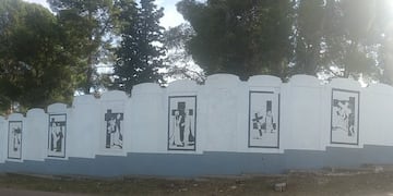 Colocarán placa alusiva en la obra del Vía Crucis del cementerio de Punta Alta