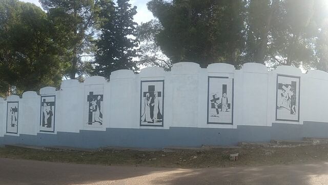 Colocarán placa alusiva en la obra del Vía Crucis del cementerio de Punta Alta